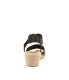 Ziera KRAIG XF Black Leather Sandals