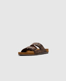 Rodd & Gunn RAGLAN SLIDE Chocolate