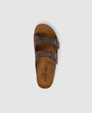 Rodd & Gunn RAGLAN SLIDE Chocolate