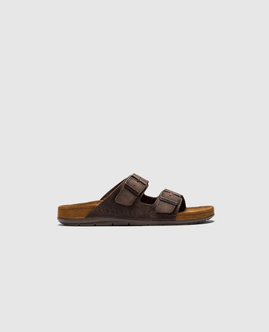 Rodd & Gunn RAGLAN SLIDE Chocolate