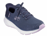 Skechers WOMEN'S SLIP-IN'S - RELAXED FIT EDGERIDE Navy/Lavender