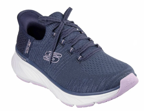 Skechers WOMEN'S SLIP-IN'S - RELAXED FIT EDGERIDE Navy/Lavender
