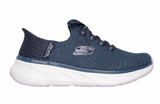Skechers WOMEN'S SLIP-IN'S - RELAXED FIT EDGERIDE Navy/Lavender