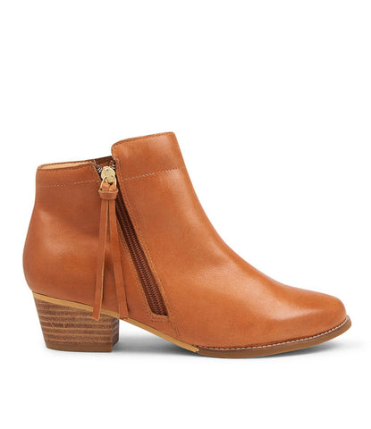 Ziera VENDAS Xf Tan Leather Ankle Boots