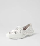 Ziera WAVADA Xf White Leather Loafers