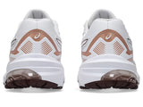 Asics WOMENS GT-1000 LEATHER 2 (D WIDE) White/Dark Red Planet