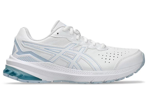 Asics WOMENS GT-1000 LEATHER 2 (D WIDE) White/Solid Air
