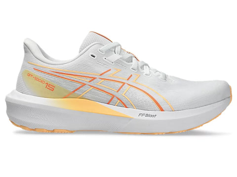 Asics WOMENS GT-1000 15 White/Vivid Coral