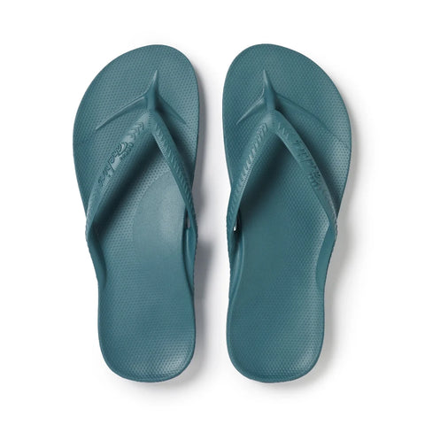 Archies ARCH SUPPORT THONGS - Teal