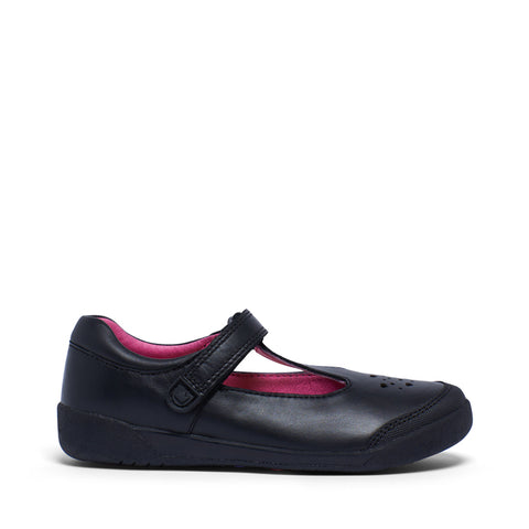 Clarks SHOPKINS BELLE / BIRDIE SCHOOL SHOES Black