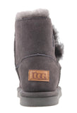 Grosby BUTTON UGG Dark Grey