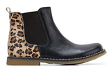 Clarks CHELSEA INFANT Black/Leopard