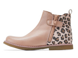 Clarks CHELSEA INFANT Rose/Leopard