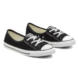 Converse WOMENS ALL STAR DAINTY BALLET SLIP Black/White