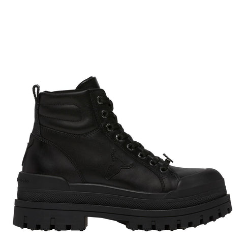 Windsor Smith DISASTER BLACK LEATHER BOOT
