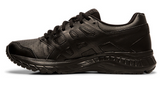 Asics WOMENS GEL-CONTEND 5 SYNTHETIC LEATHER Black/Graphite Grey