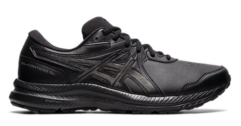 Asics MENS GEL-CONTEND SYNTHETIC LEATHER Black/Black