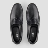 AQ by Aquila HEWITT Black Driving Shoes