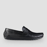 AQ by Aquila HEWITT Black Driving Shoes