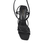 Verali KIARA STRAPPY HEELS - Black Smooth