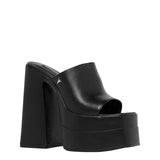 Windsor Smith MANSION BLACK LEATHER PLATFORM HIGH HEEL