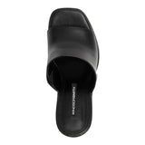 Windsor Smith MANSION BLACK LEATHER PLATFORM HIGH HEEL