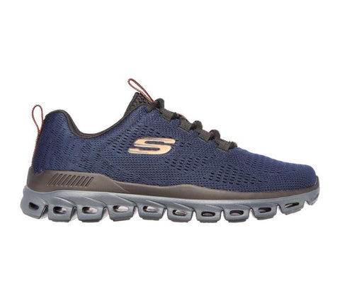 Skechers MEN'S GLIDE-STEP - FASTEN UP Navy/Black