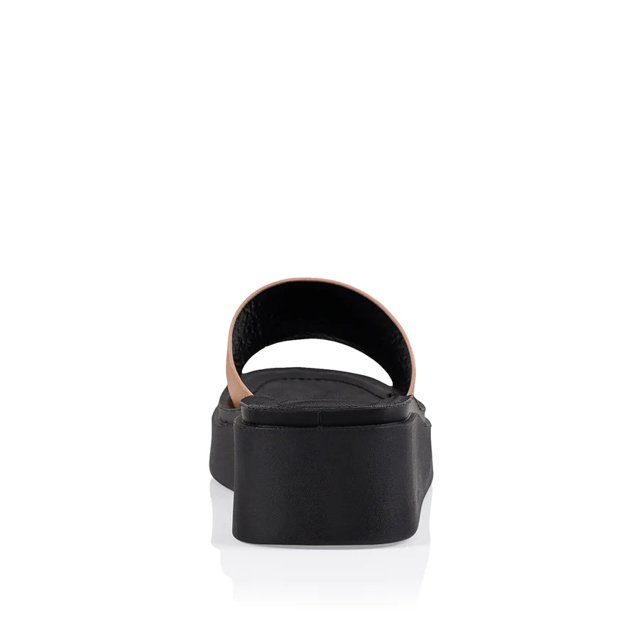 Verali RASCAL FLATFORM SLIDES - LIGHT CAMEL SMOOTH – Sesto Shoex
