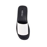 Verali RASCAL FLATFORM SLIDES - WHITE SMOOTH