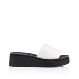 Verali RASCAL FLATFORM SLIDES - WHITE SMOOTH