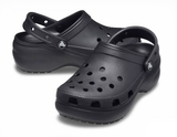 Crocs WOMEN'S CLASSIC PLAFORM CLOG Black