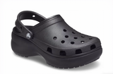 Crocs WOMEN'S CLASSIC PLAFORM CLOG Black