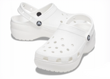 Crocs WOMEN'S CLASSIC PLAFORM CLOG White