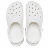 Crocs WOMEN'S CLASSIC PLAFORM CLOG White