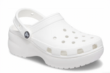 Crocs WOMEN'S CLASSIC PLAFORM CLOG White