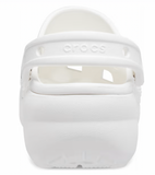 Crocs WOMEN'S CLASSIC PLAFORM CLOG White