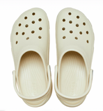 Crocs WOMEN'S CLASSIC PLAFORM CLOG Bone