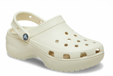 Crocs WOMEN'S CLASSIC PLAFORM CLOG Bone