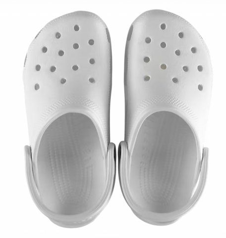 White crocs hot sale kids size 4