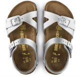 Birkenstock KIDS RIO BIRKO-FLOR Silver Sandals