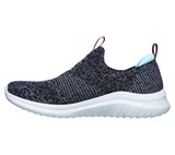 Skechers WOMEN'S ULTRA FLEX-FIRST TAKE 2.0 - PRETTY DAZZLING Black/White