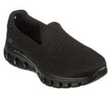 Skechers WOMEN'S GOWALK GLIDE-STEP FLEX Black/Black