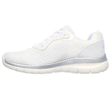 Skechers WOMEN'S BOUNTIFUL White/Silver