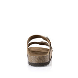 Verali XYLO FOOTBED SLIDES Taupe Micro