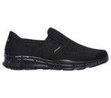 Skechers MEN S EQUALIZER DOUBLE PLAY Black Black Sesto Shoex