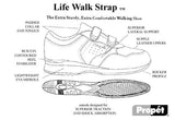 Propet M3705 LIFE WALKER STRAP Black