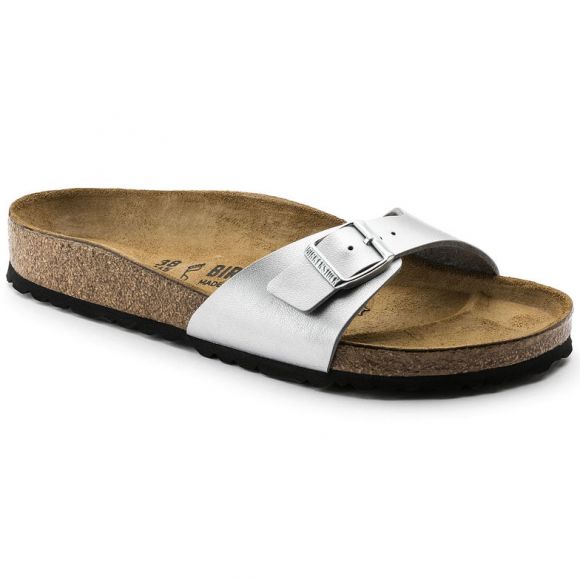 Birkenstock MADRID BIRKO-FLOR Silver – Sesto Shoex