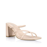 Verali NASHVILLE STRAPPY MULES - Nude Smooth