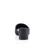 Siren NOBU LOW BLOCK HEEL - Black Calf Leather