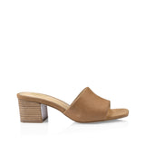 Siren NOBU LOW BLOCK HEEL - Tan Calf Leather